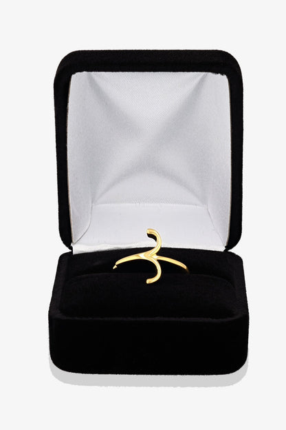 Aries Zodiac 18k Gold Vermeil Ring - Eat.Read.Love.