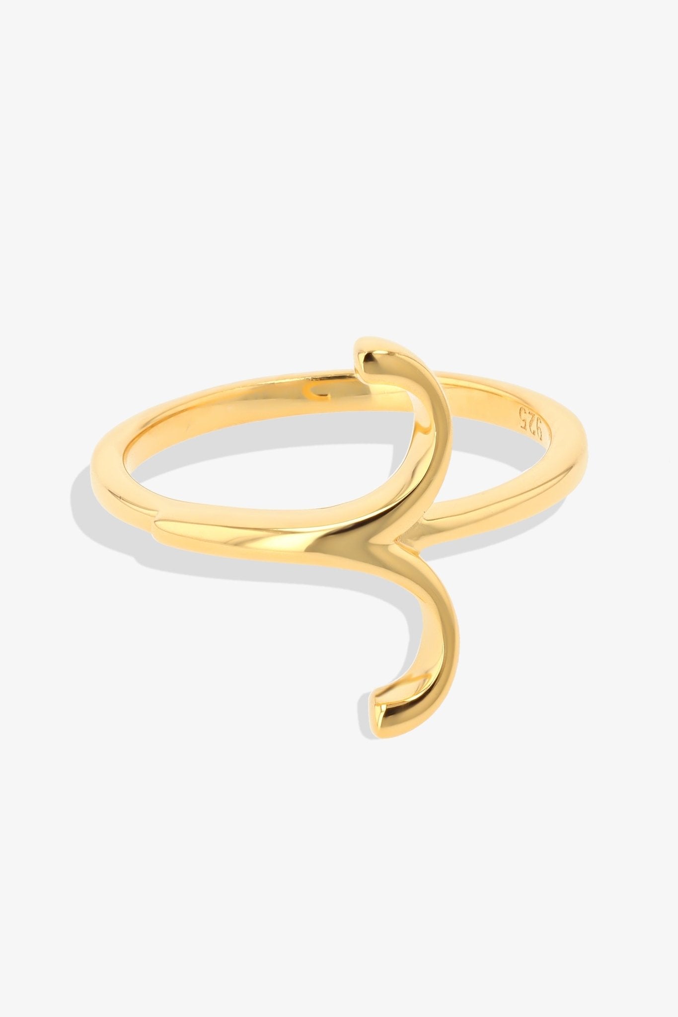 Aries Zodiac 18k Gold Vermeil Ring - Eat.Read.Love.