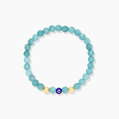 Aries Zodiac Evil Eye Protection Bracelet - Eat.Read.Love.