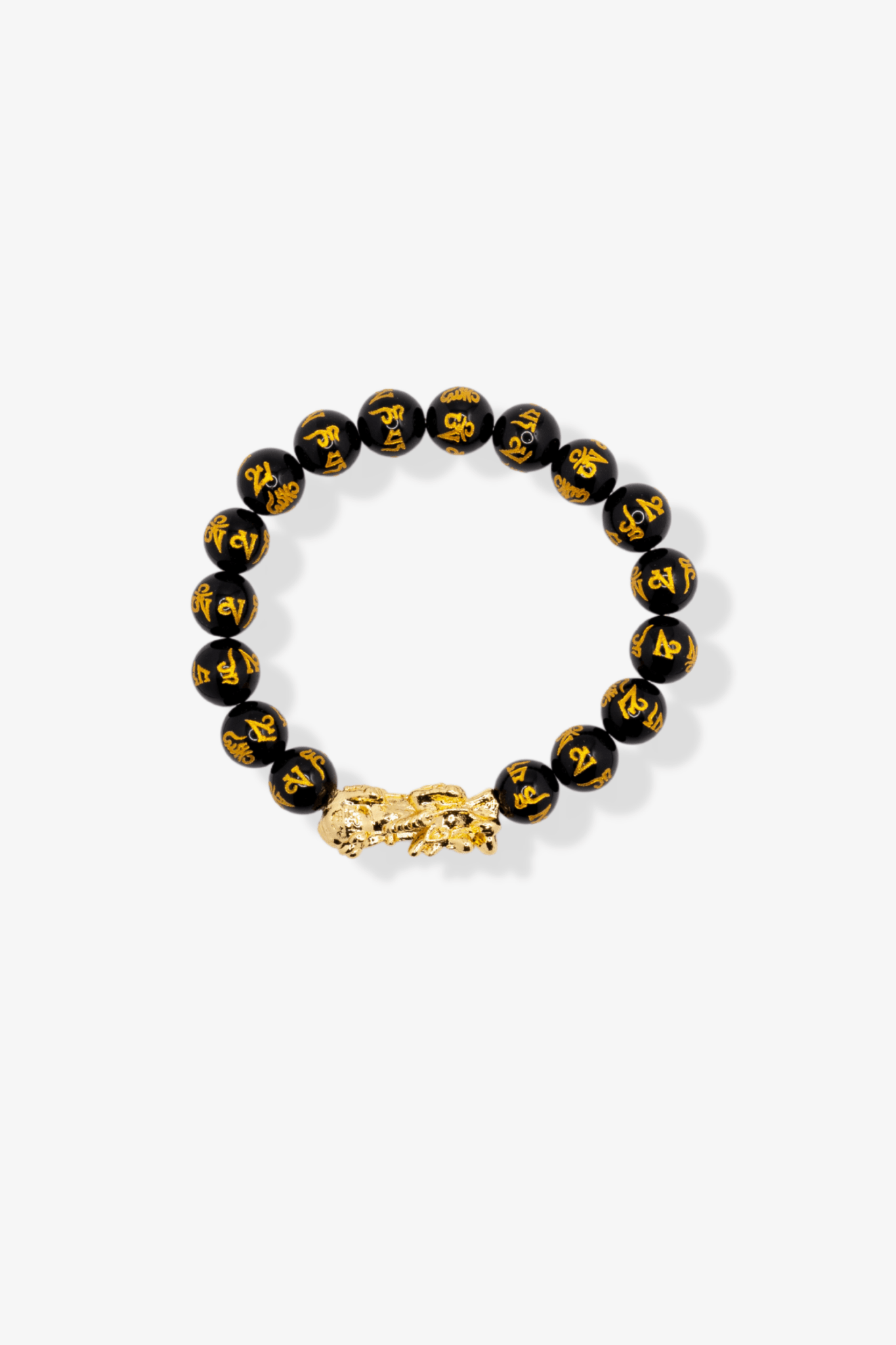 Black Obsidian Pixiu Feng Shui Bracelet - Eat.Read.Love.