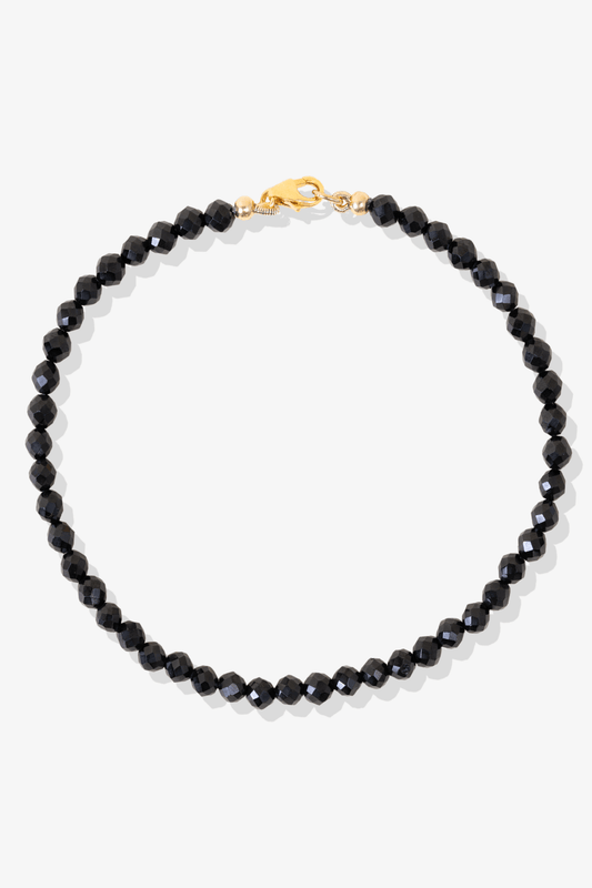 Black Spinel Bracelet - Stability - Eat.Read.Love.