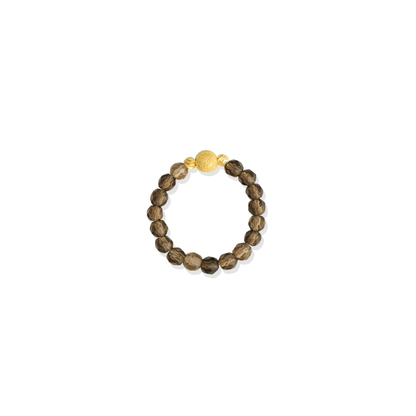 Blue Aventurine Gold Vermeil Stretch Ring - Clarity - Eat.Read.Love.