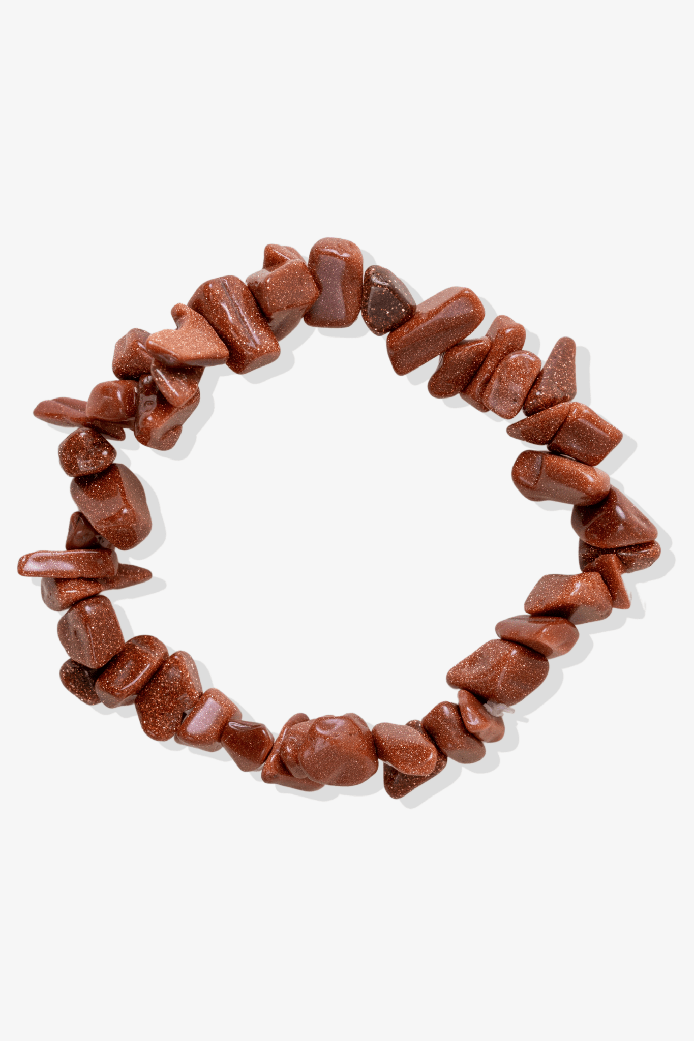 Brown Goldstone Chip Bracelet - Eat.Read.Love.