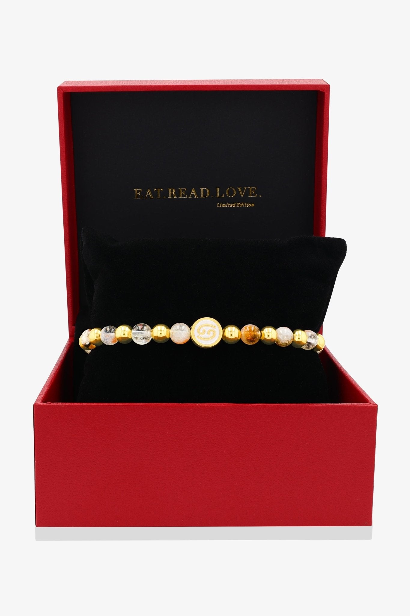 Cancer - Citrine Zodiac Gold Vermeil Bracelet - Eat.Read.Love.