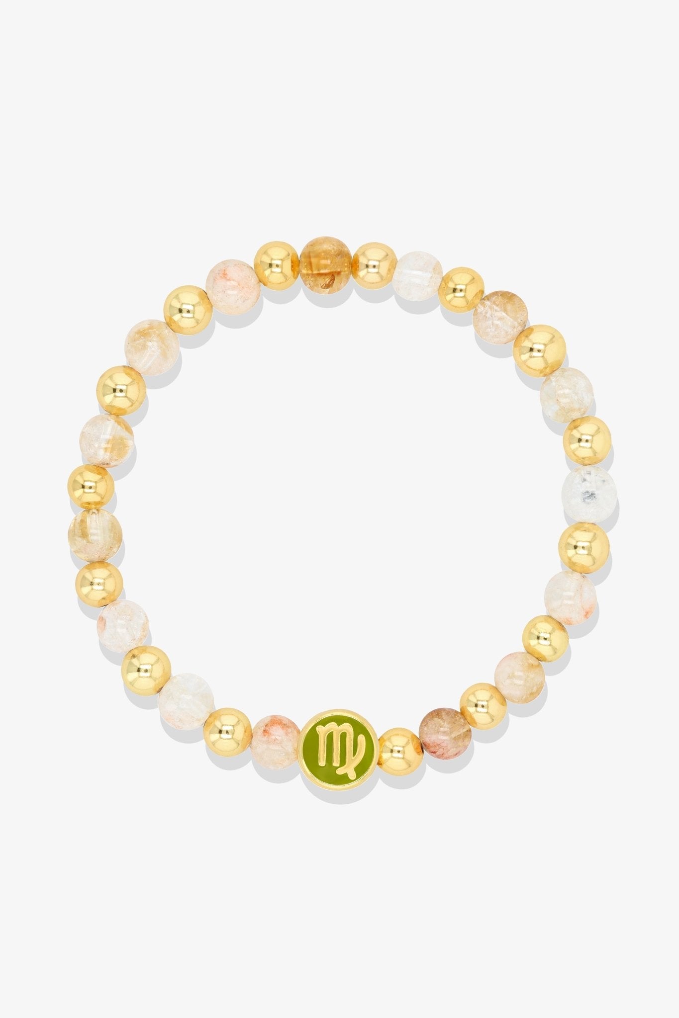 Cancer - Citrine Zodiac Gold Vermeil Bracelet - Eat.Read.Love.