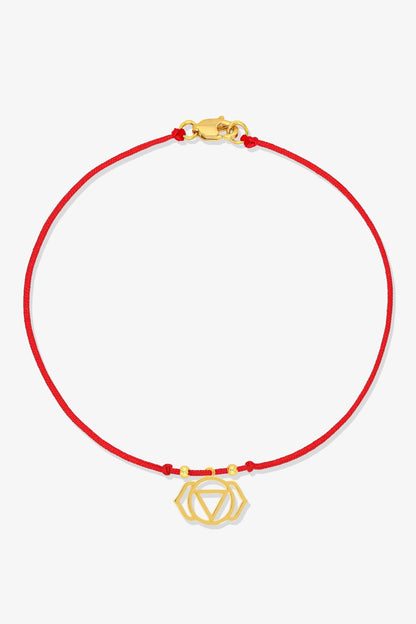 Chakra Red String Bracelet - Crown - Eat.Read.Love.