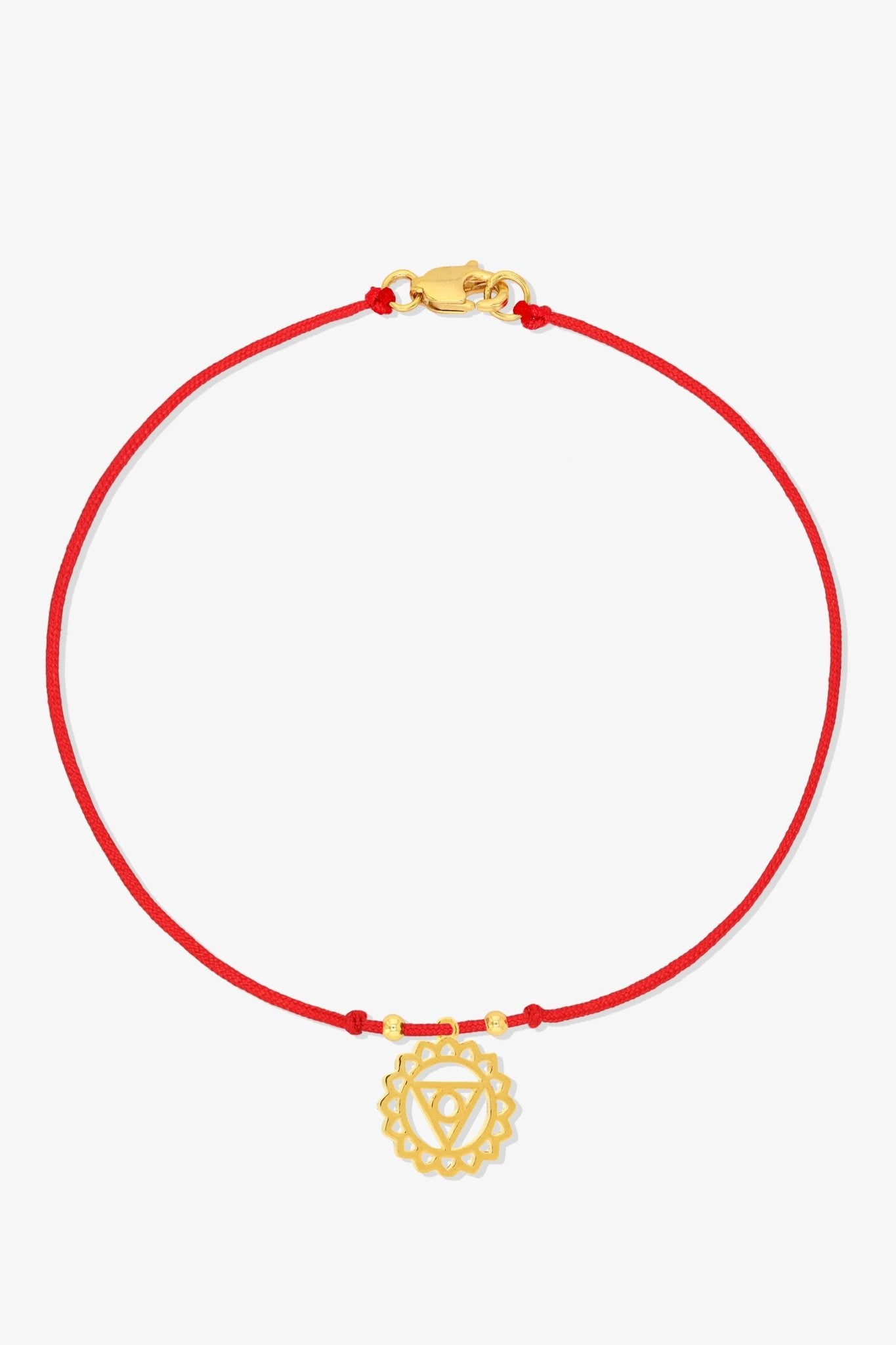 Chakra Red String Bracelet - Crown - Eat.Read.Love.