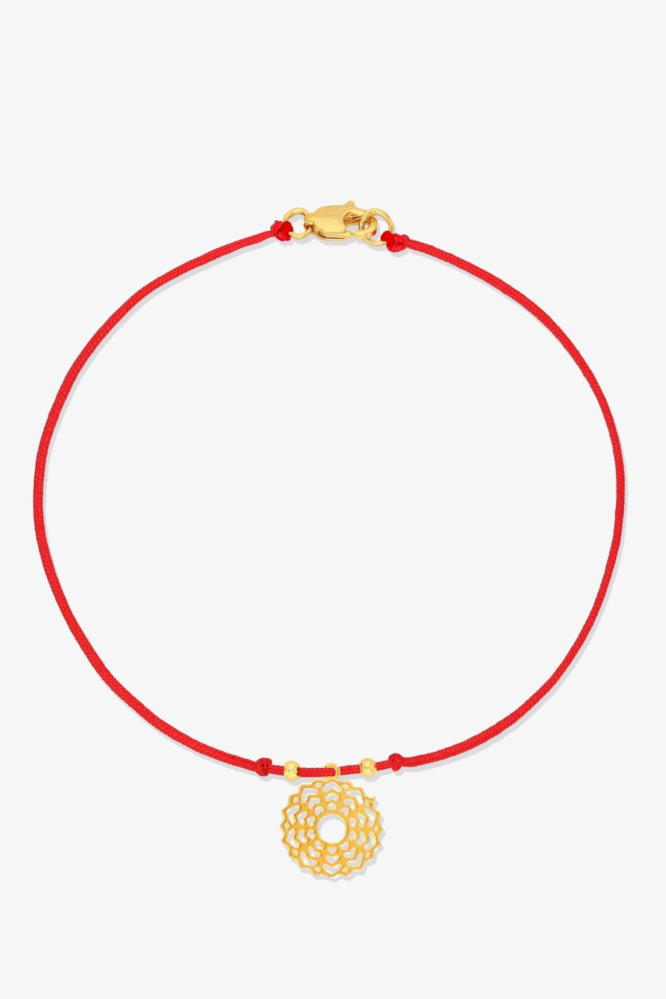 Chakra Red String Bracelet - Crown - Eat.Read.Love.