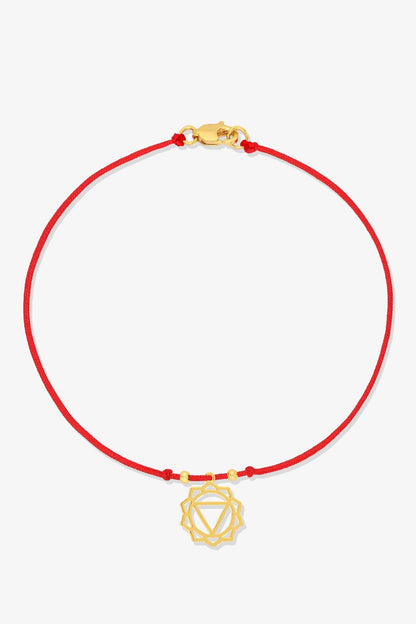 Chakra Red String Bracelet - Crown - Eat.Read.Love.