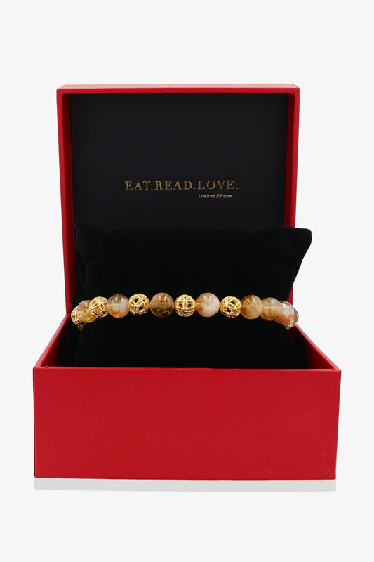 Citrine and Gold Vermeil Wealth Bracelet - Eat.Read.Love.