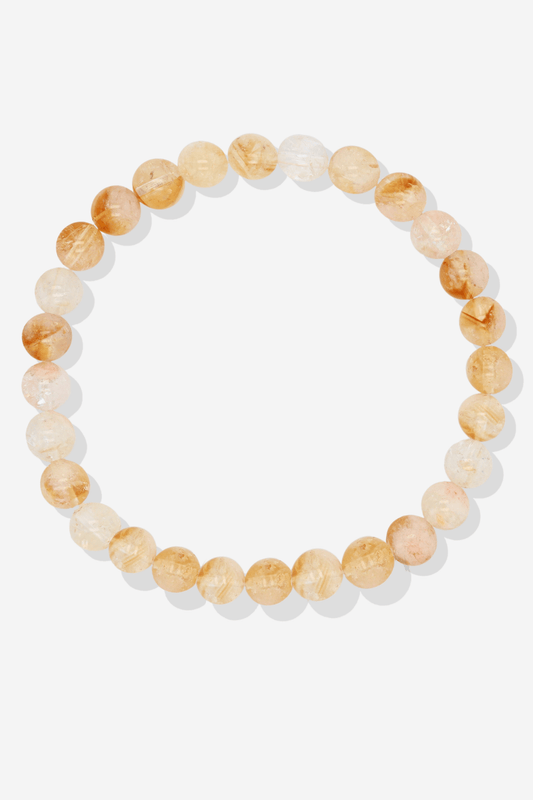 Citrine Beaded Bracelet - Eat.Read.Love.