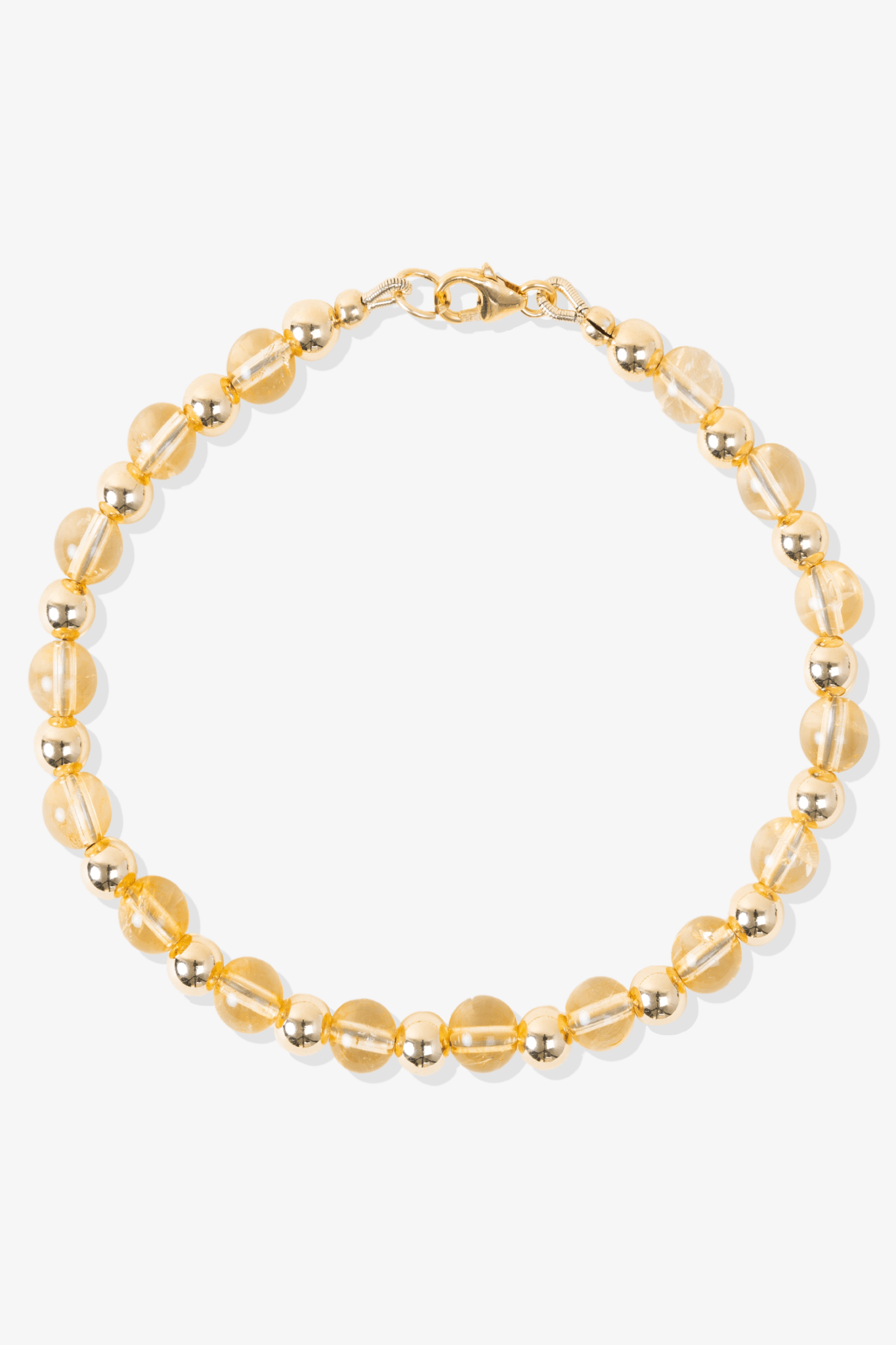 Citrine Gold Vermeil Bracelet - Extreme Fortune - Eat.Read.Love.