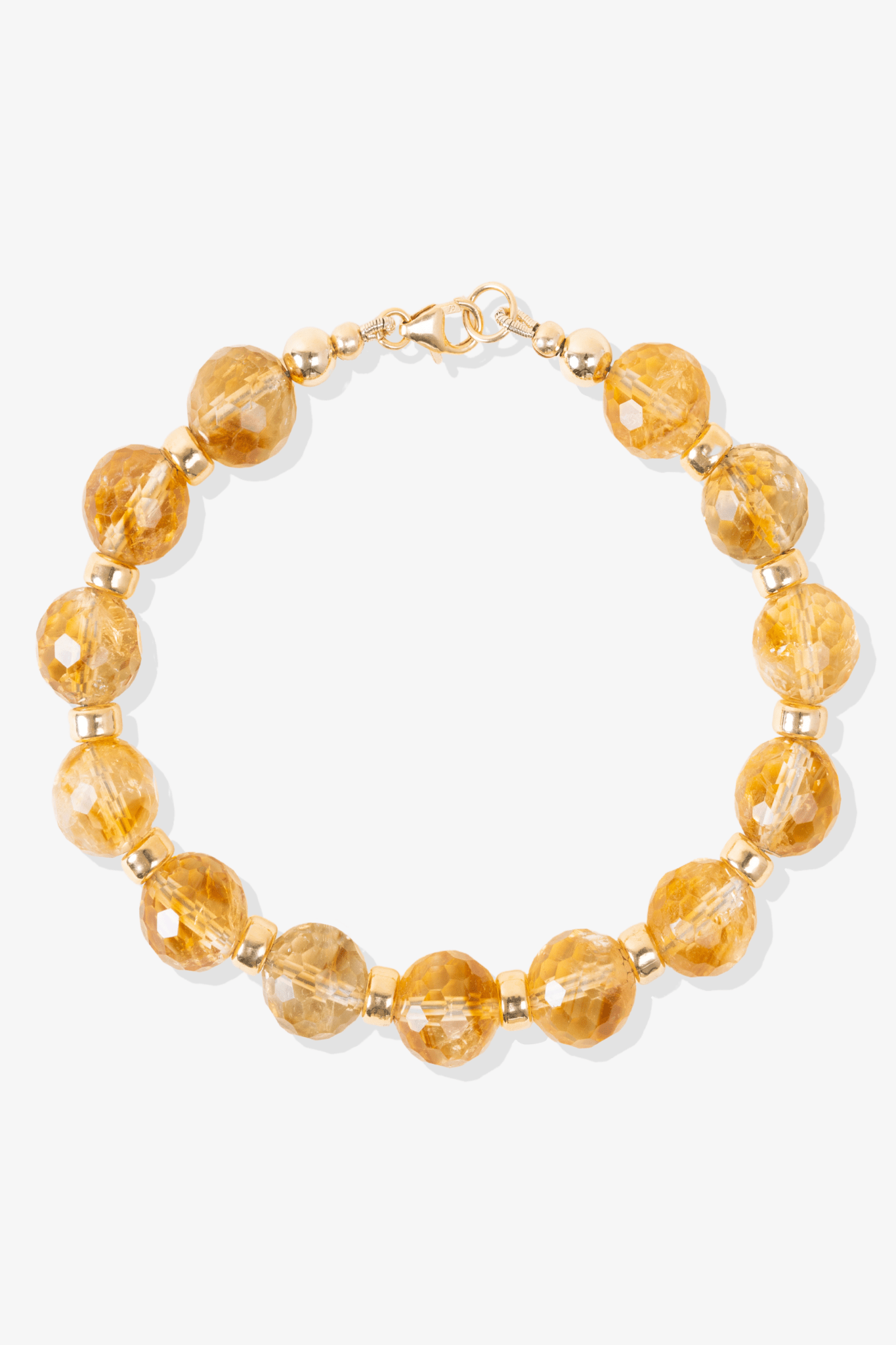 Citrine Gold Vermeil Bracelet - Massive Opportunity - Eat.Read.Love.