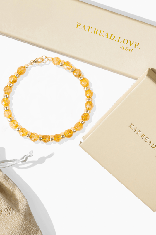 Citrine Gold Vermeil Bracelet - Richness - Eat.Read.Love.