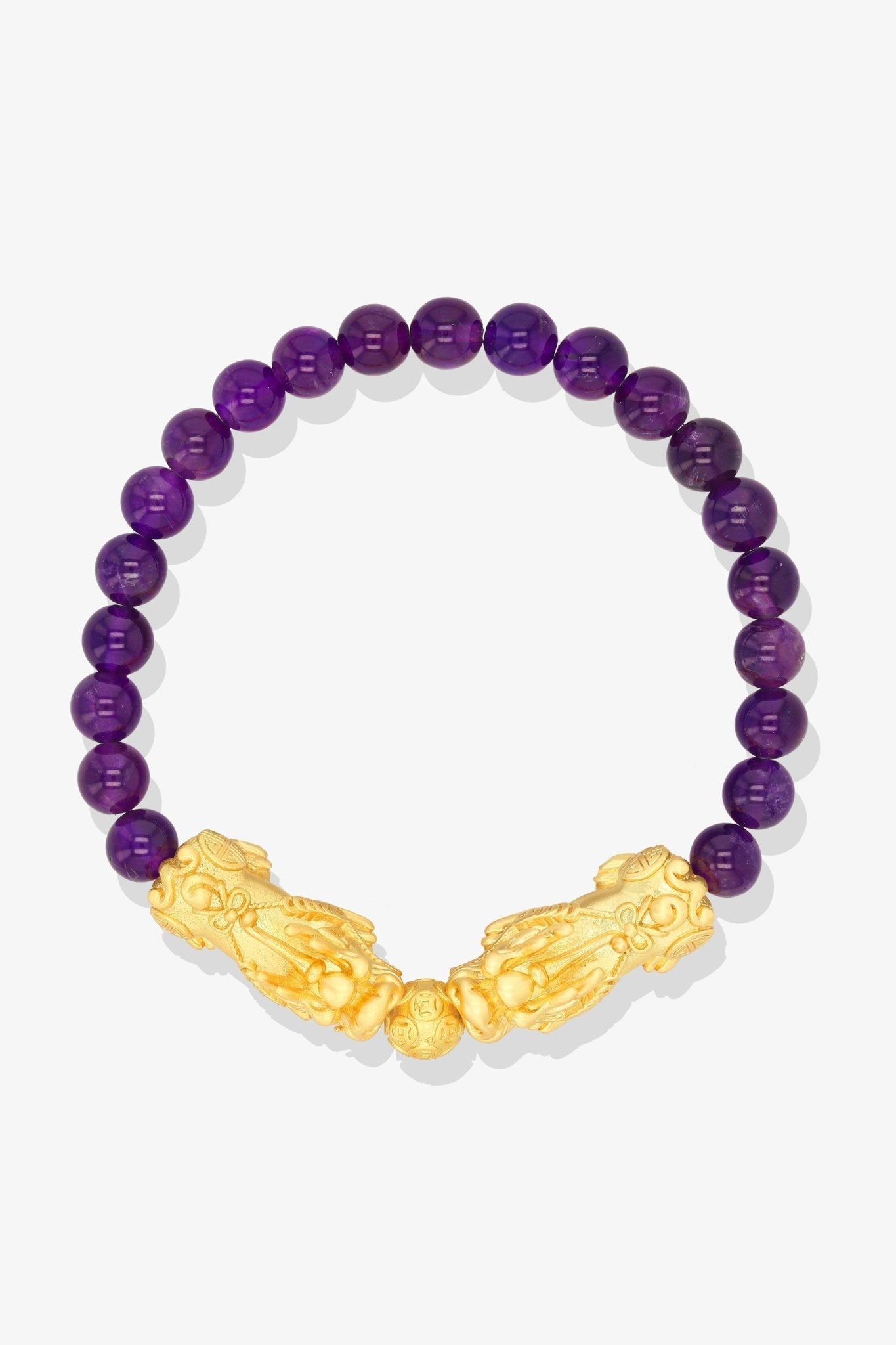 Citrine Mega Money 18k Gold Vermeil Pixiu Feng Shui Bracelet - Eat.Read.Love.