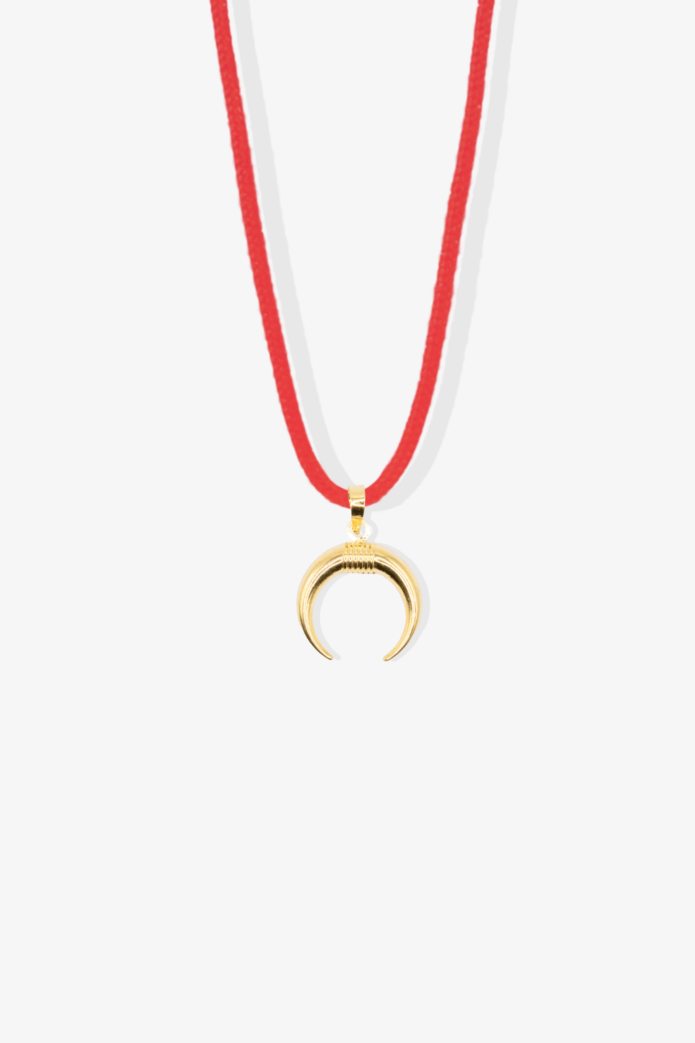 Crescent Horn Wisdom Pendant 14k REAL Gold - Eat.Read.Love.