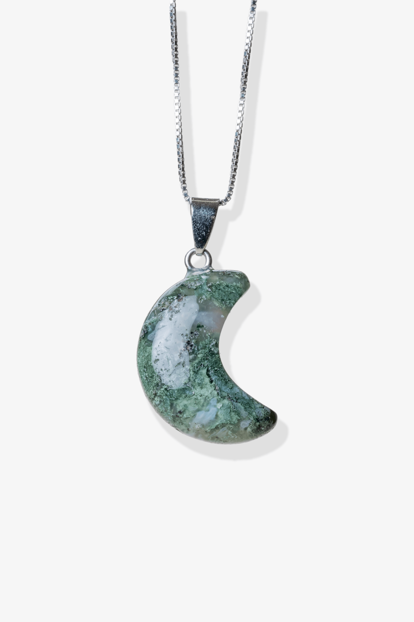 Dragon’s Blood Crescent Moon Pendant - Eat.Read.Love.