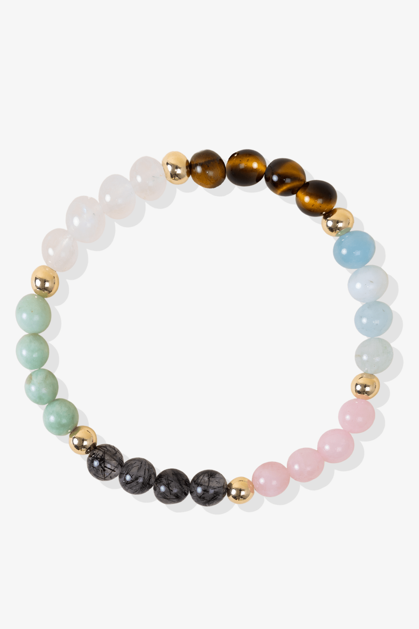 Elevated Everything Bracelet with REAL Gold Beads - Eat.Read.Love.