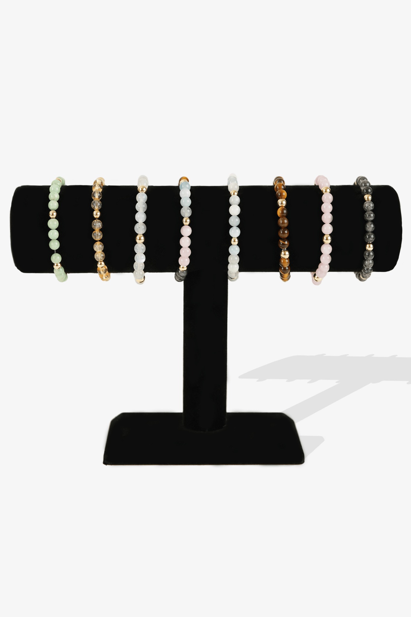 Elevated Everything Bracelet with REAL Gold Beads - Eat.Read.Love.