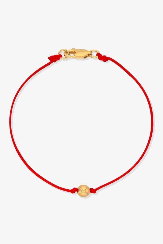 Eternity Lucky Red Thread Soulmate Bracelet REAL Gold - Eat.Read.Love.