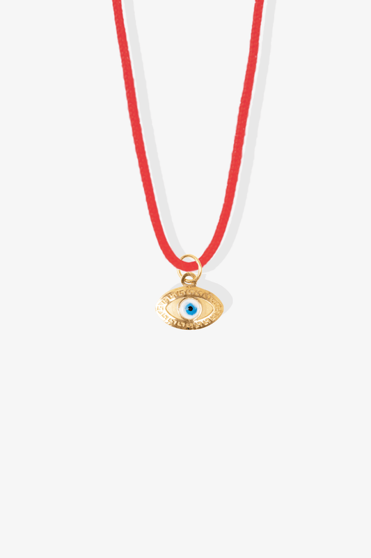 Evil Eye Pendant 14k REAL Gold - Eat.Read.Love.