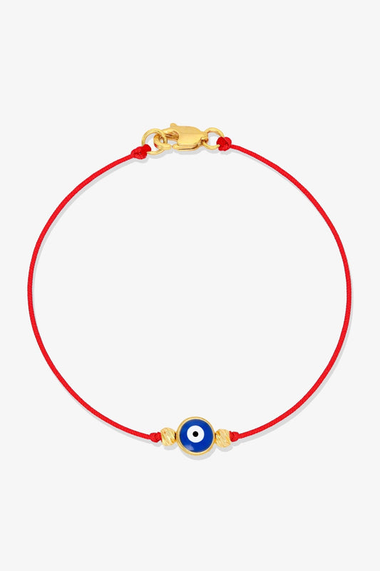 Evil Eye Red String Protection Bracelet - Blue - Eat.Read.Love.