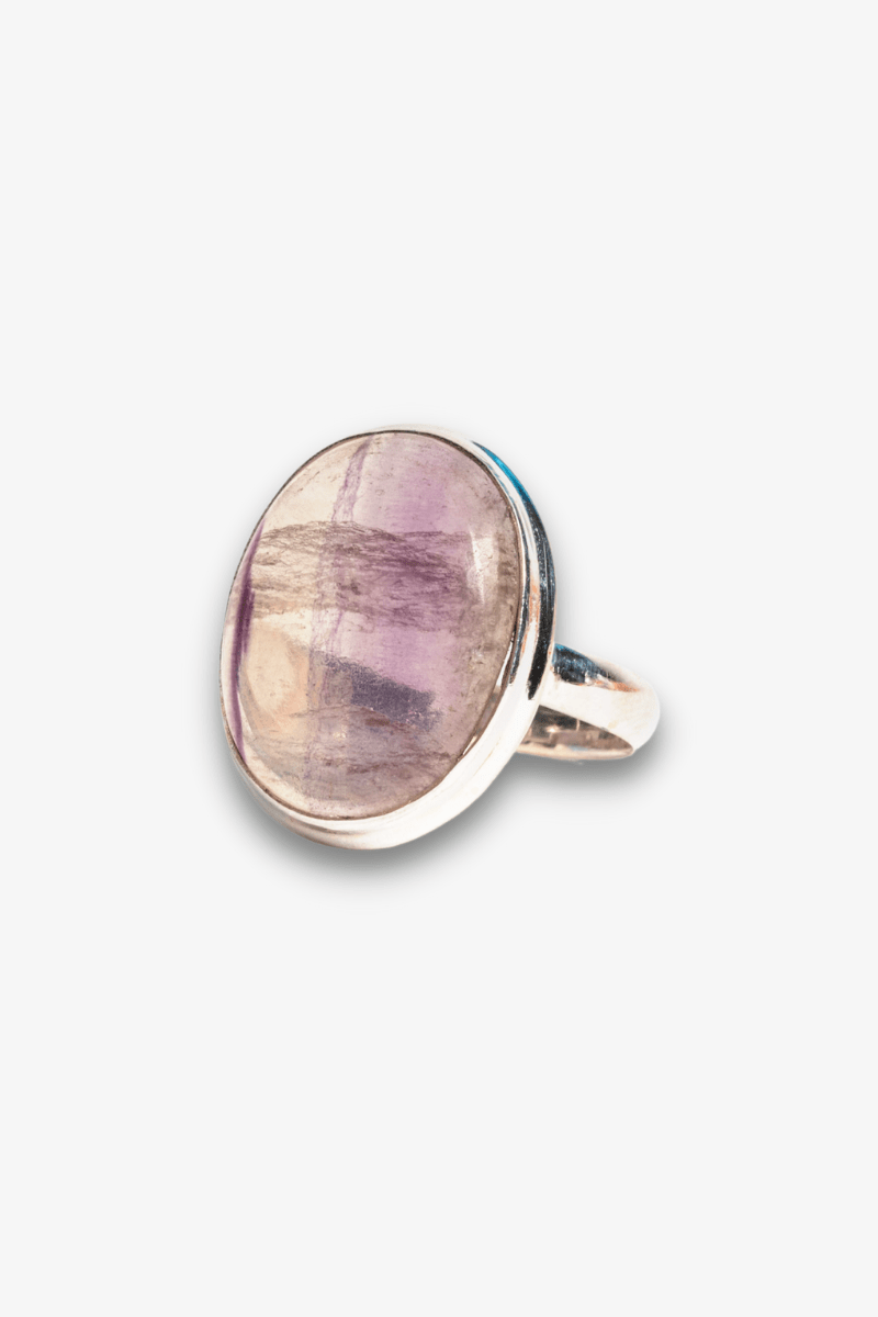 Fluorite Sterling Silver Ring - Eat.Read.Love.