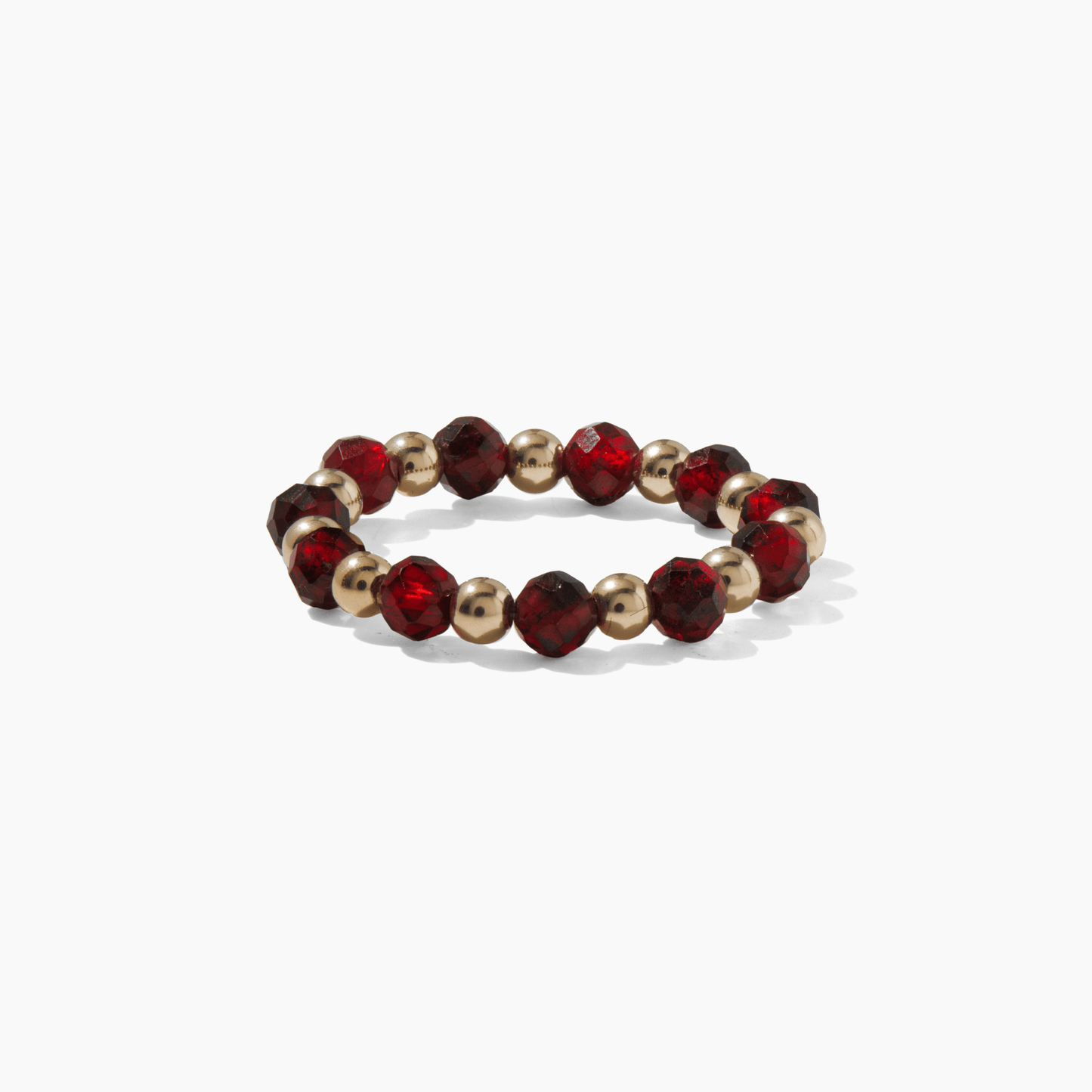 Garnet Ring of Fortune REAL Gold - Eat.Read.Love.