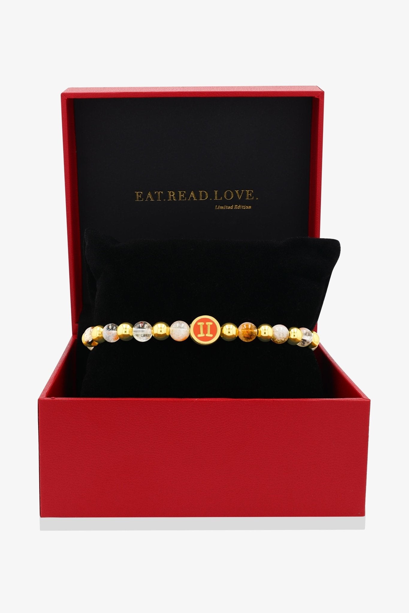 Gemini - Citrine Zodiac Gold Vermeil Bracelet - Eat.Read.Love.