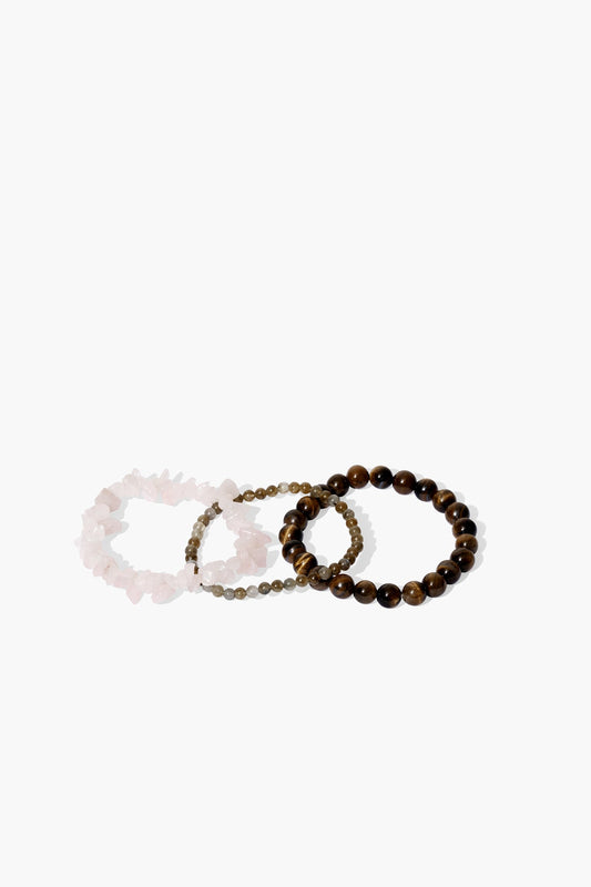 Gemini Stackable Bracelet Set - Eat.Read.Love.