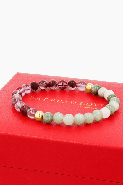 Gemini Zodiac Energy Bracelet With REAL Gold - Eat.Read.Love.