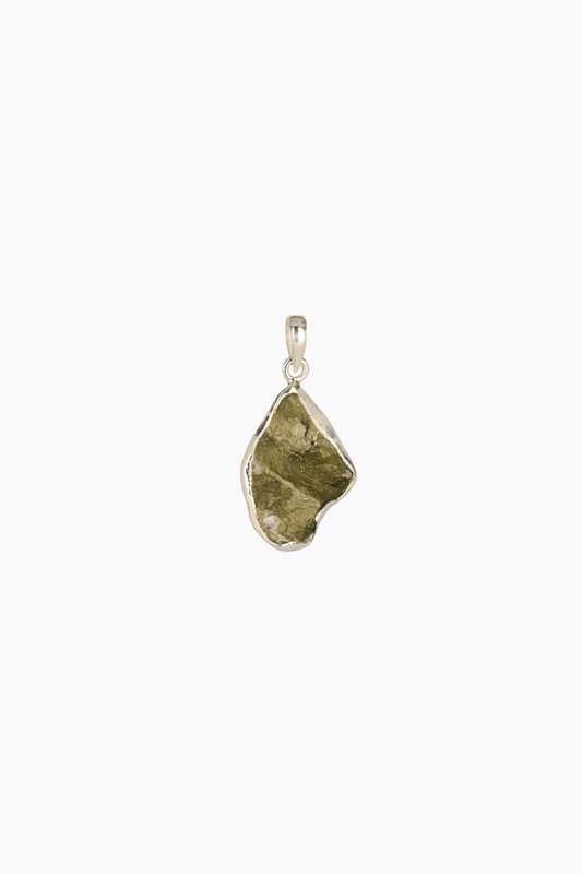 Genuine Moldavite Pendant - Eat.Read.Love.