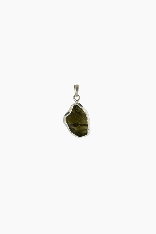 Genuine Moldavite Pendant - Eat.Read.Love.