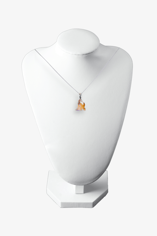 Genuine Opal Pendant - Eat.Read.Love.