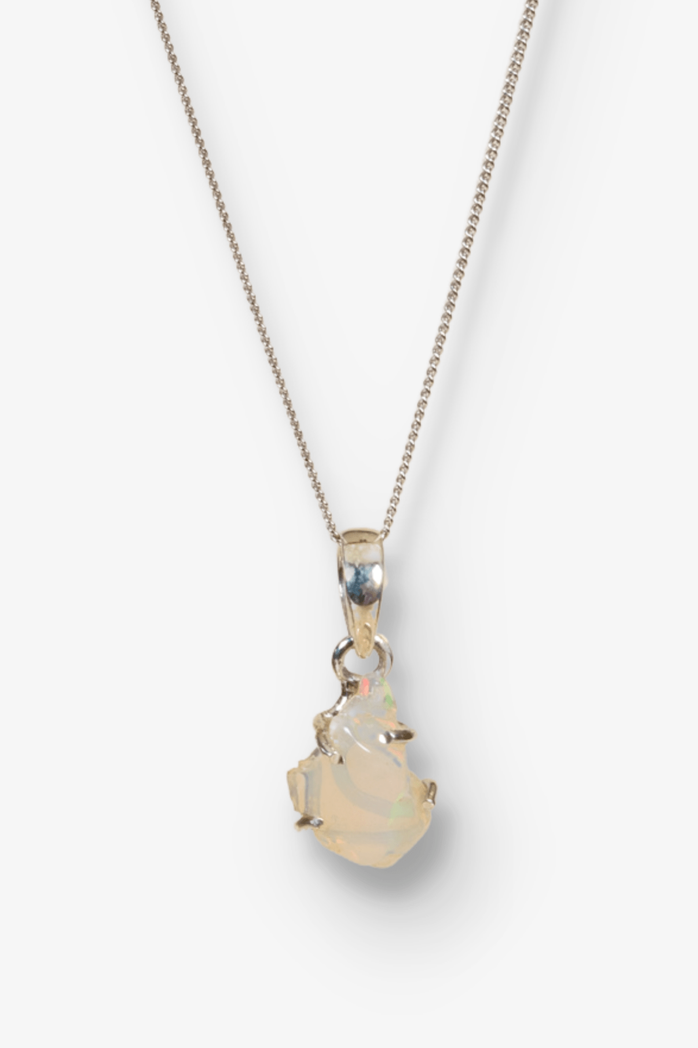 Genuine Opal Pendant - Eat.Read.Love.