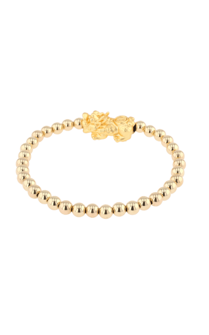 Gold Double Infinite Fortune 18k Gold Vermeil Double Pixiu Feng Shui Bracelet - Eat.Read.Love.