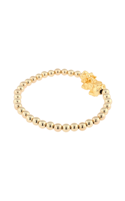 Gold Infinite Fortune 18k Gold Vermeil Pixiu Feng Shui Bracelet - Eat.Read.Love.