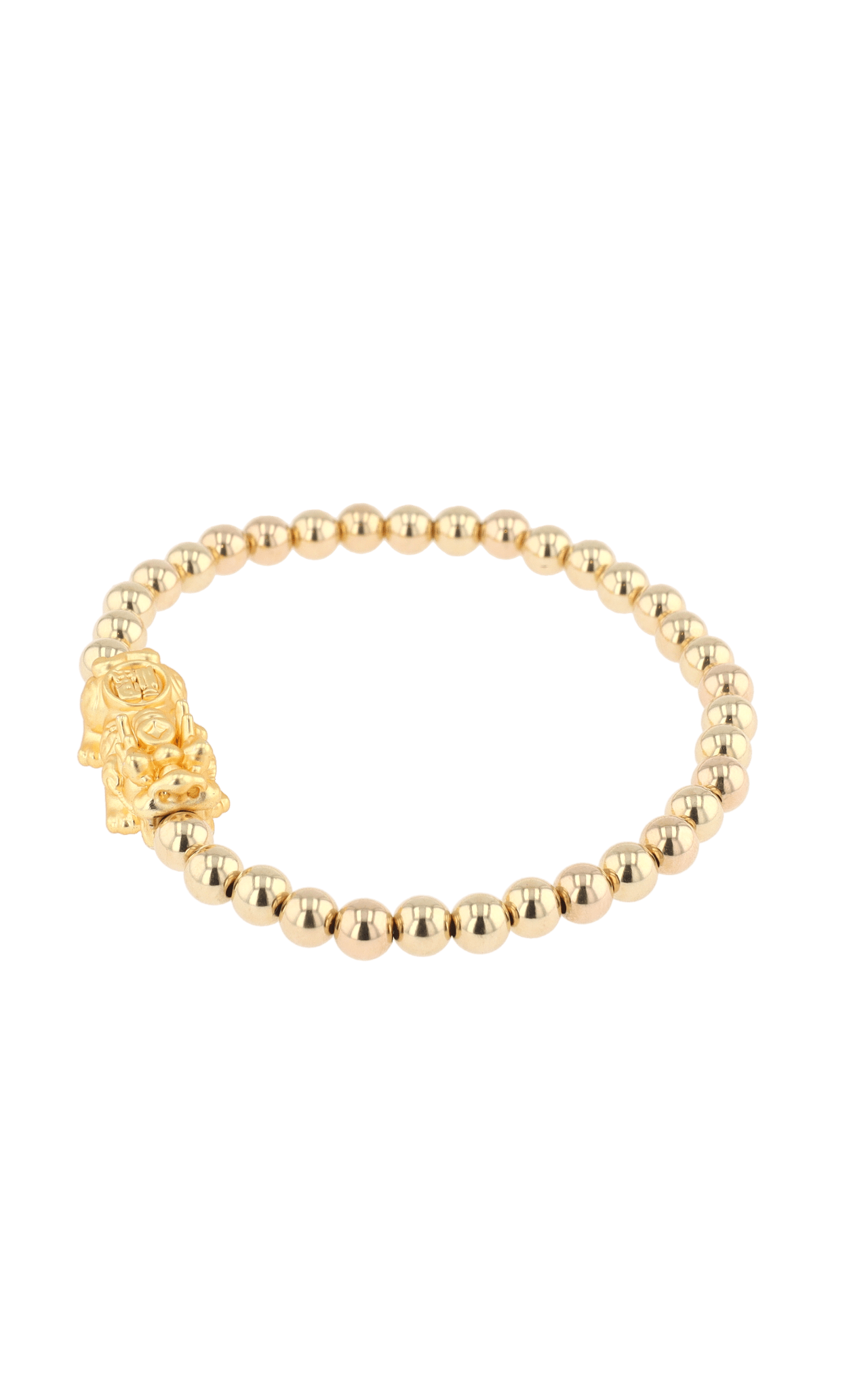 Gold Infinite Fortune 18k Gold Vermeil Pixiu Feng Shui Bracelet - Eat.Read.Love.