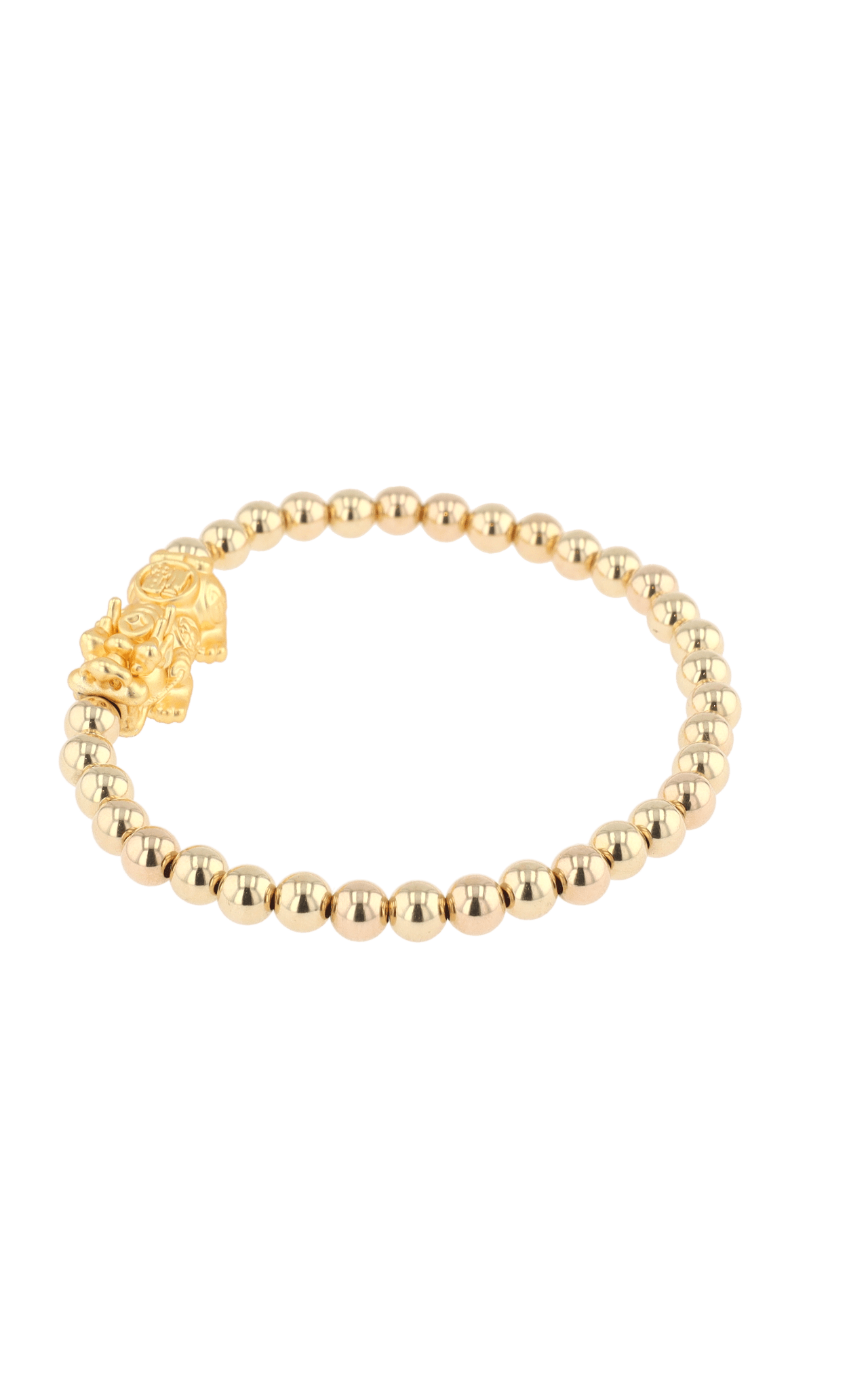 Gold Infinite Fortune 18k Gold Vermeil Pixiu Feng Shui Bracelet - Eat.Read.Love.