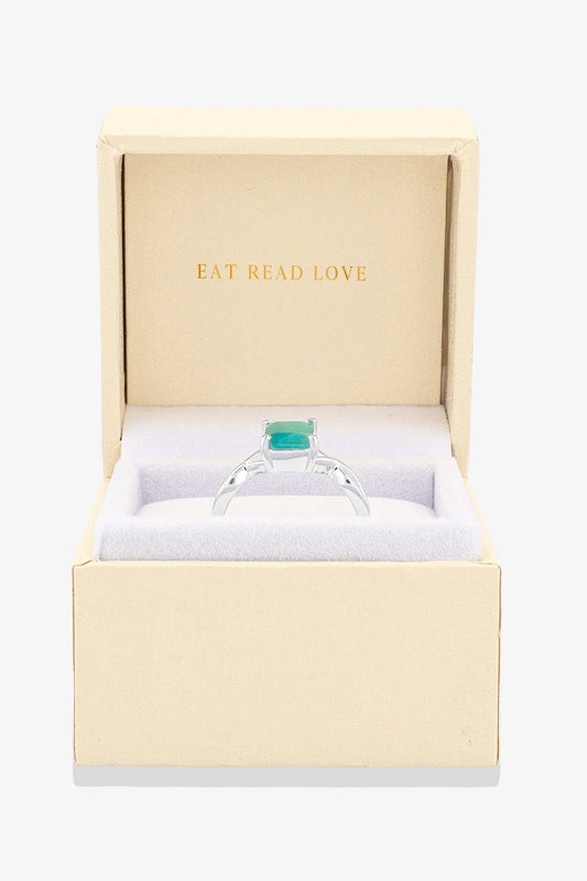 Grandidierite Sterling Silver Ring - Eat.Read.Love.