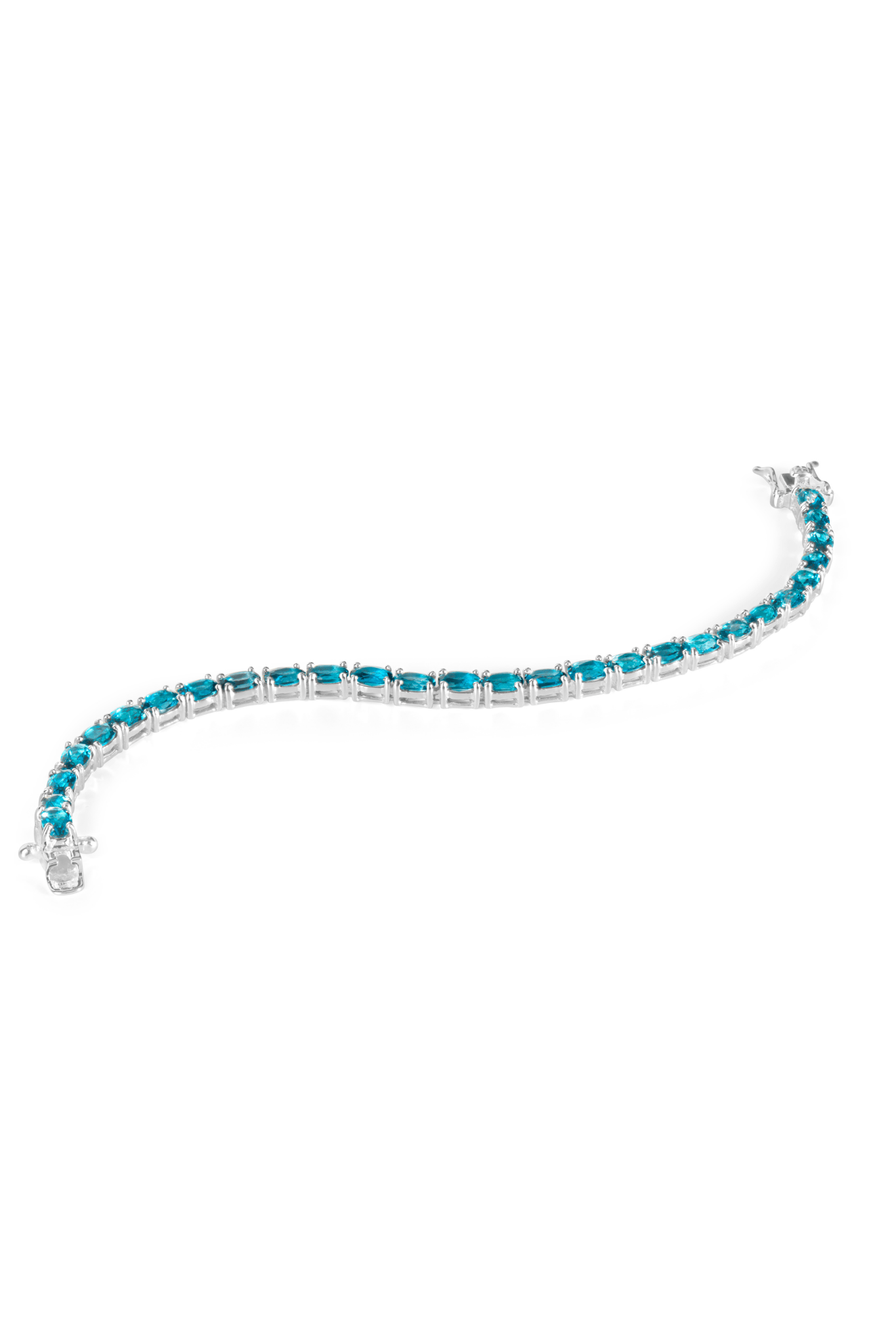 High Quality Blue Topaz Tennis Bracelet - Eat.Read.Love.