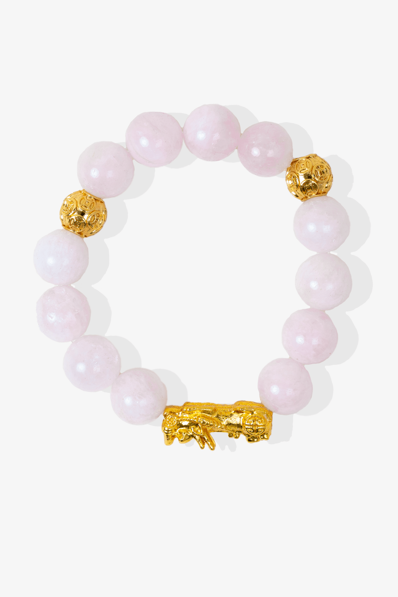 High Quality Morganite Pixiu Feng Shui Bracelet - Eat.Read.Love.