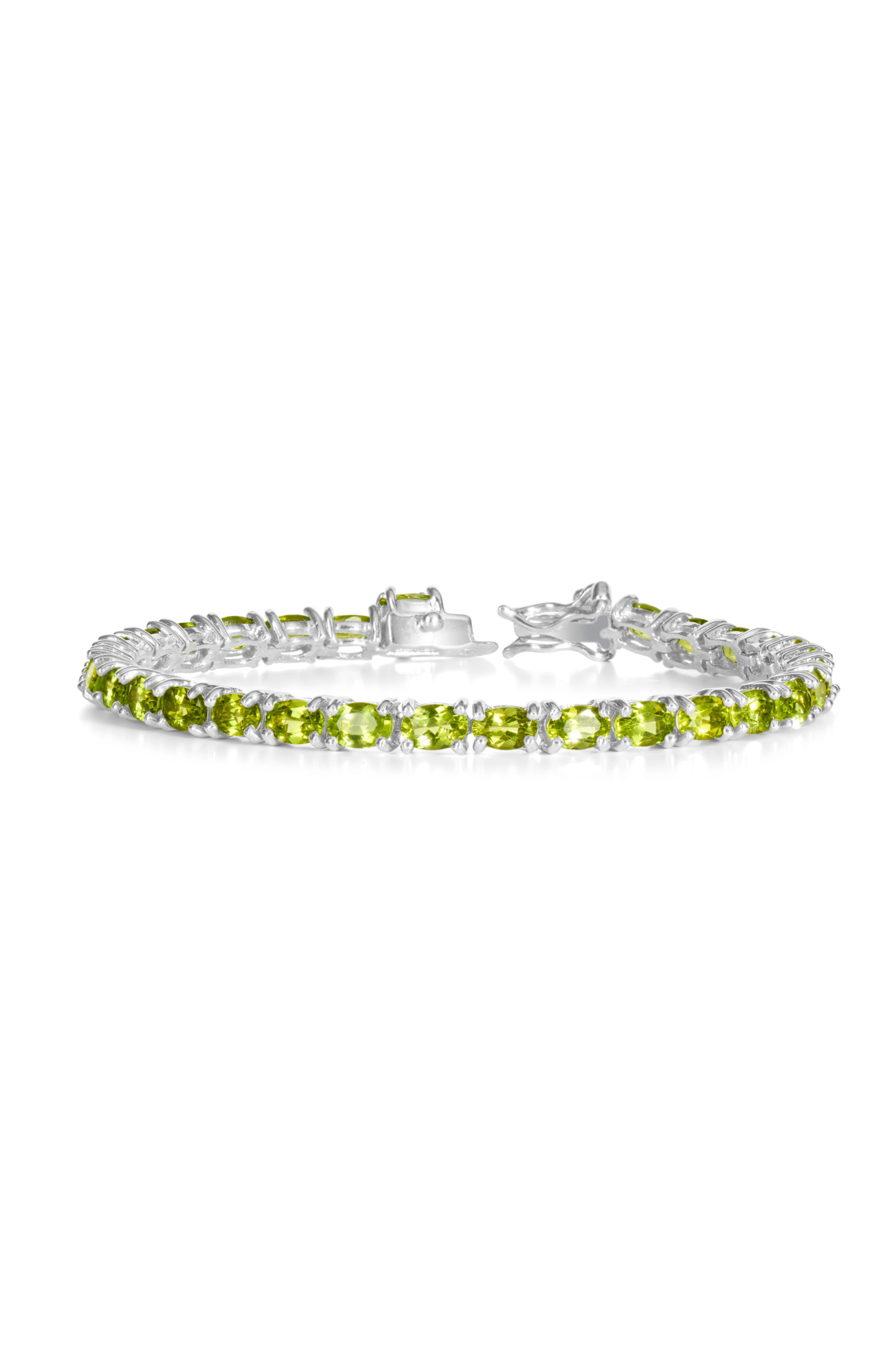 High Quality Peridot Tennis Bracelet - Eat.Read.Love.