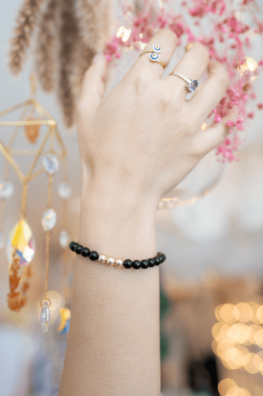 Highest Protection Bracelet with REAL Gold Beads - Eat.Read.Love.