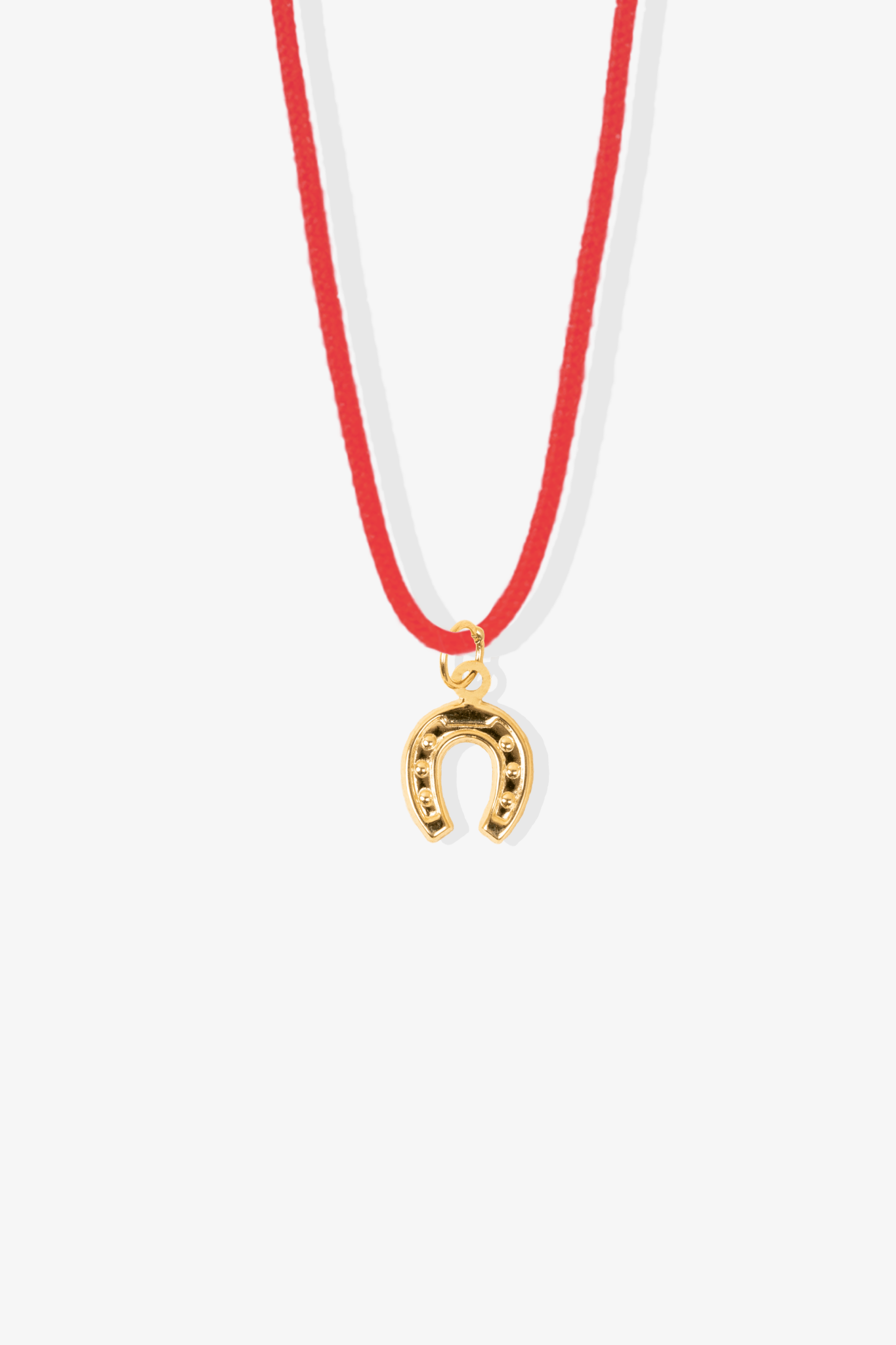 Horseshoe Lucky Pendant 14k REAL Gold - Eat.Read.Love.