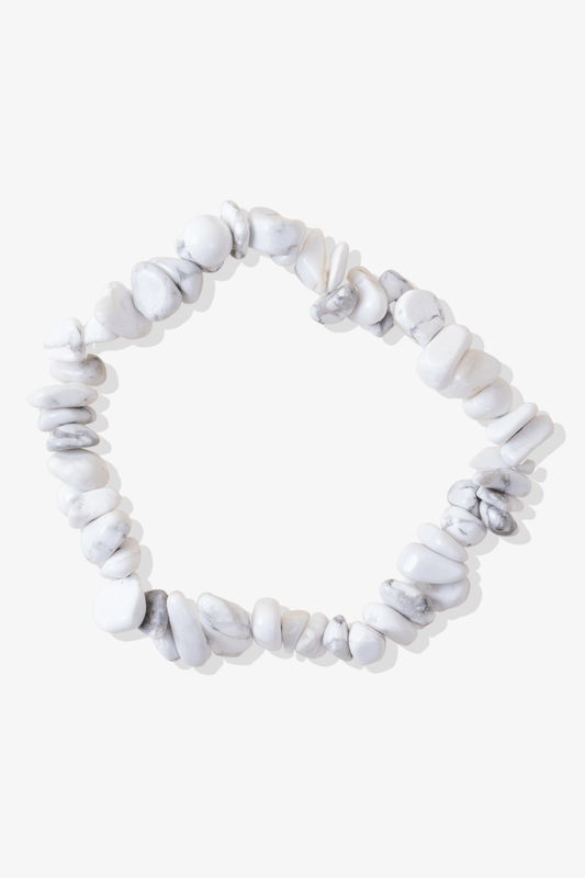 Howlite Chip Bracelet - Eat.Read.Love.