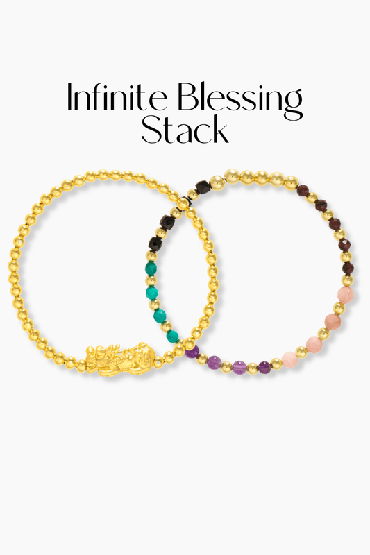 Infinite Blessing Bracelet Stack - Eat.Read.Love.