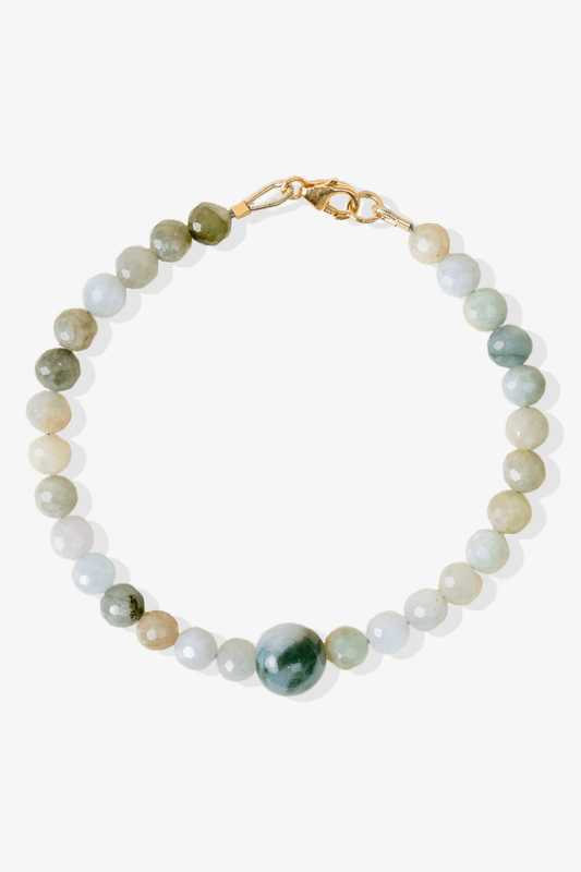 Infinite Riches Jade Faceted Crystal Bracelet - Eat.Read.Love.