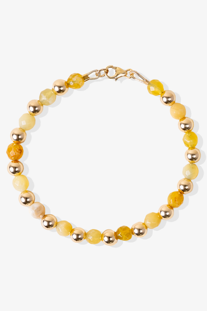 Ultimate Wealth Crystal Bracelet With REAL Gold