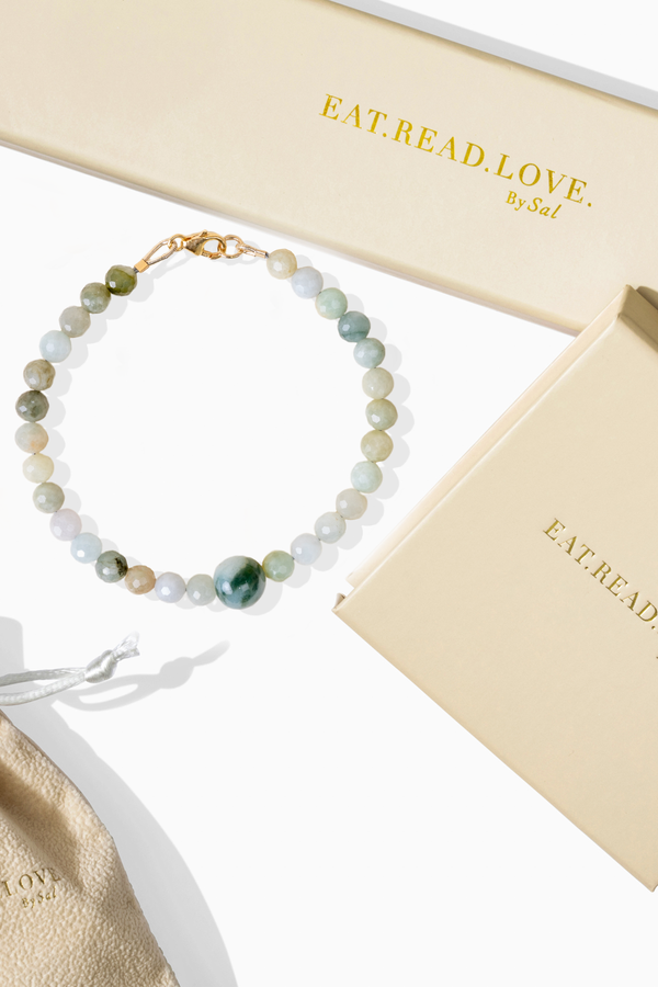 Infinite Riches Jade Faceted Crystal Bracelet
